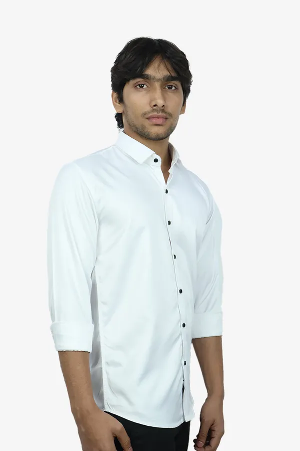 White_Slim_Fit_Premium_Casual_Shirt_For_Men