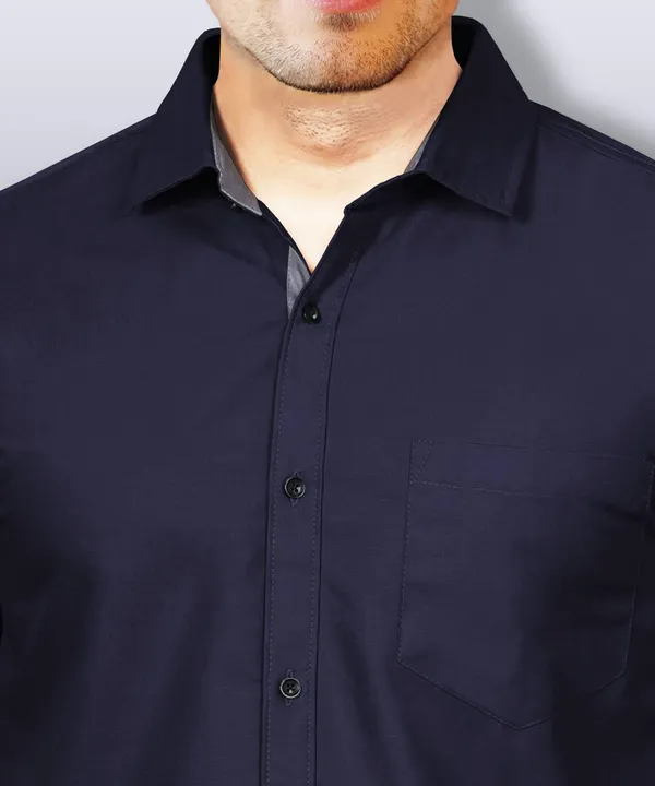 Dark_Blue_Slim_Fit_Premium_Casual_Shirt_For_Men