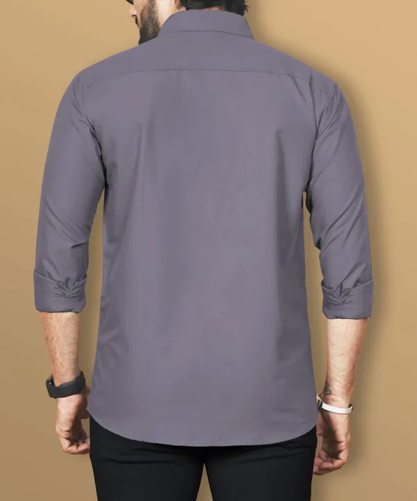 Dark_Grey_Slim_Fit_Premium_Casual_Shirt_For_Men