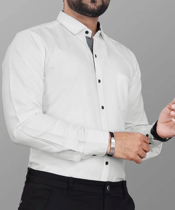 White_Slim_Fit_Premium_Casual_Shirt_For_Men