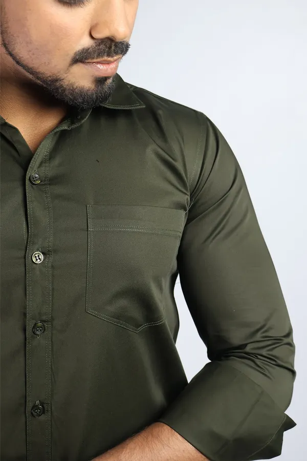 Mehandi_Slim_Fit_Premium_Casual_Shirt_For_Men