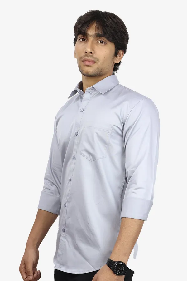 Light_Grey_Slim_Fit_Premium_Casual_Shirt_For_Men