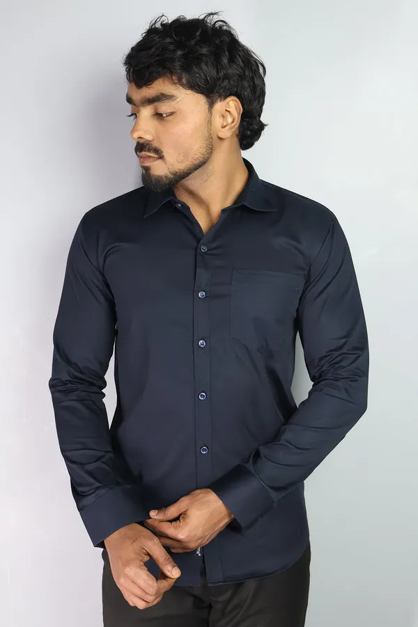 Navy_Blue_Slim_Fit_Premium_Casual_Shirt_For_Men