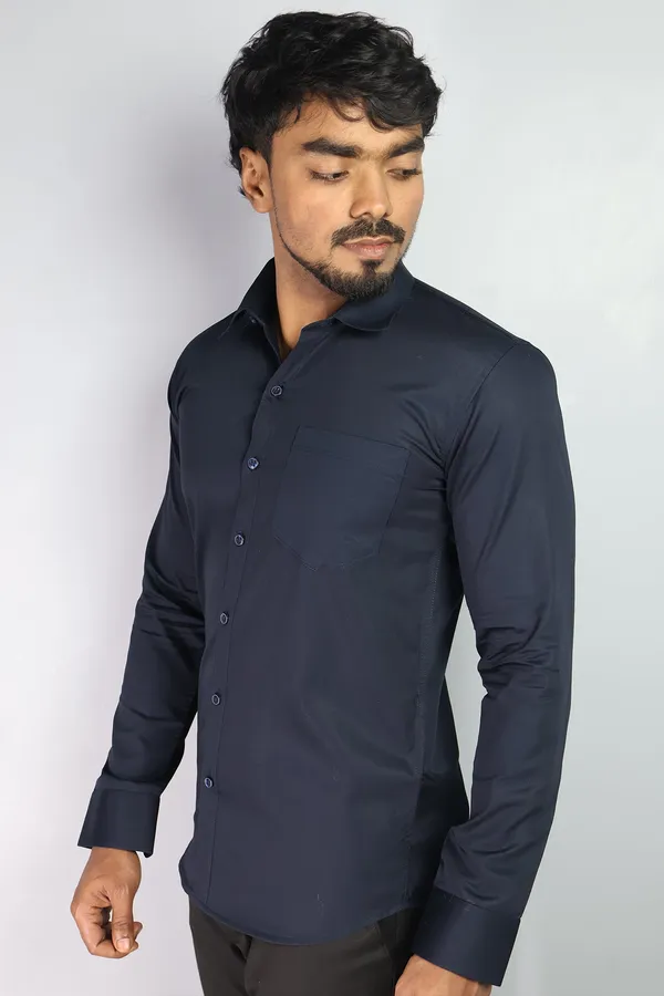 Navy_Blue_Slim_Fit_Premium_Casual_Shirt_For_Men