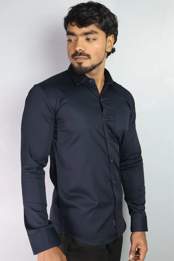 Navy_Blue_Slim_Fit_Premium_Casual_Shirt_For_Men