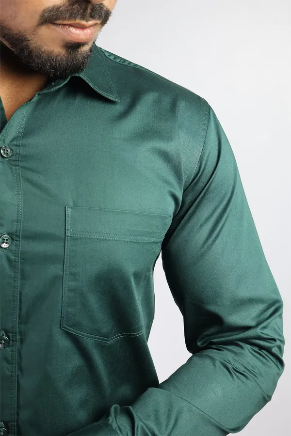 Olive_Slim_Fit_Premium_Casual_Shirt_For_Men