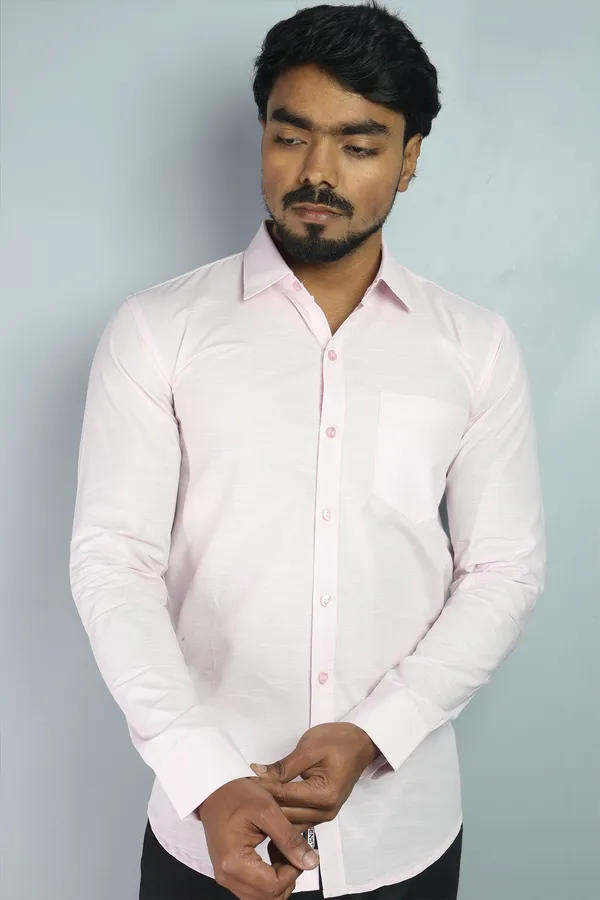 Pink_Slim_Fit_Premium_Casual_Shirt_For_Men