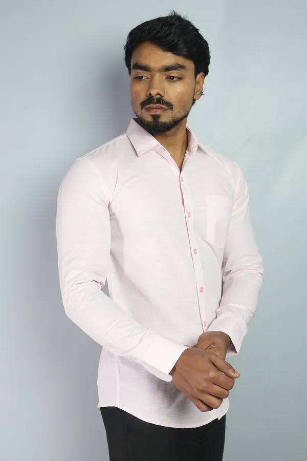 Pink_Slim_Fit_Premium_Casual_Shirt_For_Men