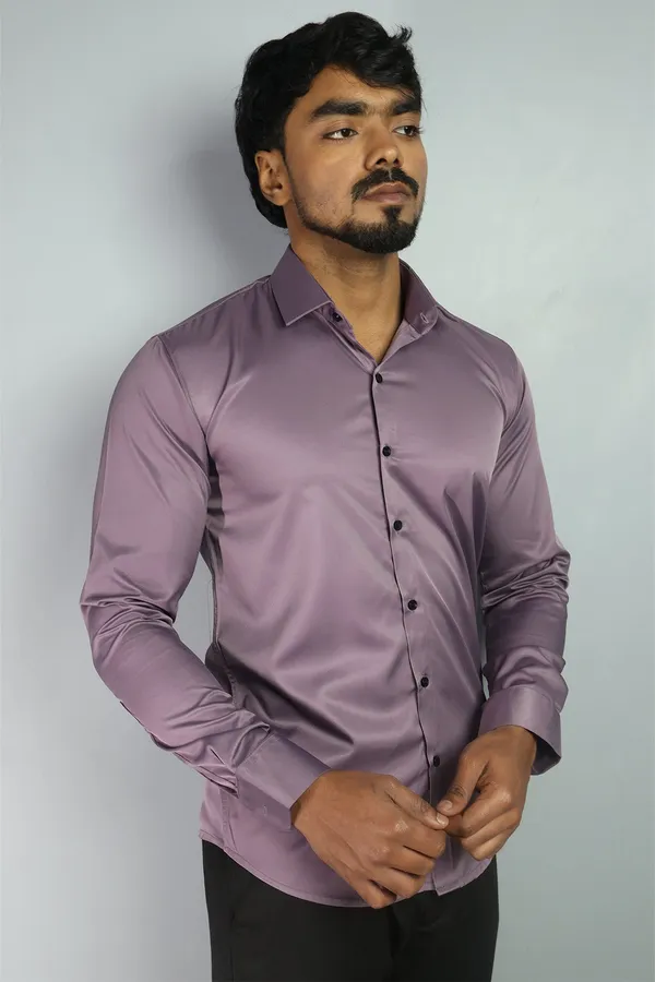 Lavender_Slim_Fit_Premium_Casual_Shirt_For_Men