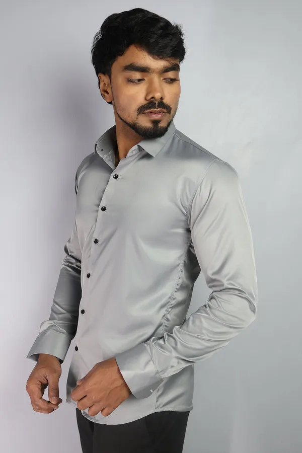 Light_Grey_Slim_Fit_Premium_Casual_Shirt_For_Men