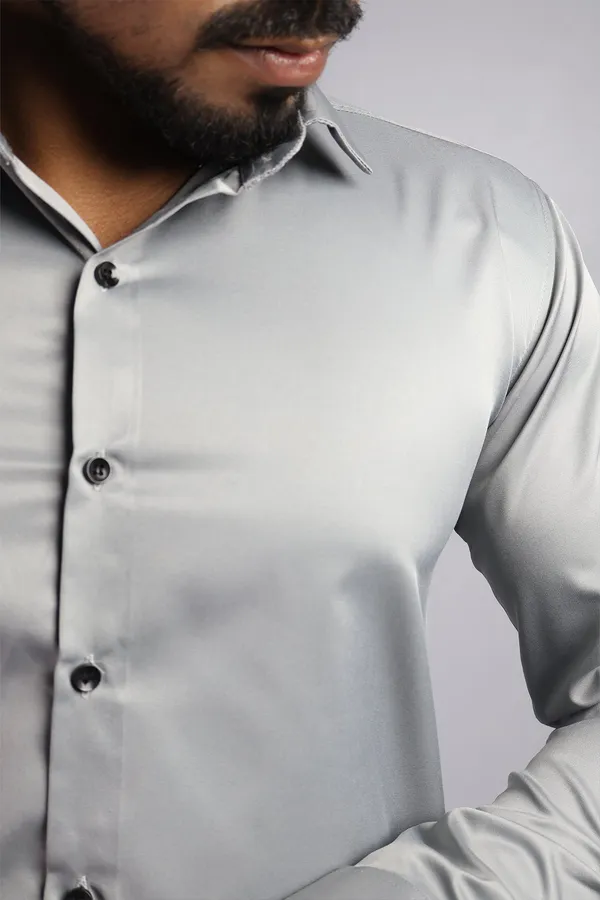 Light_Grey_Slim_Fit_Premium_Casual_Shirt_For_Men
