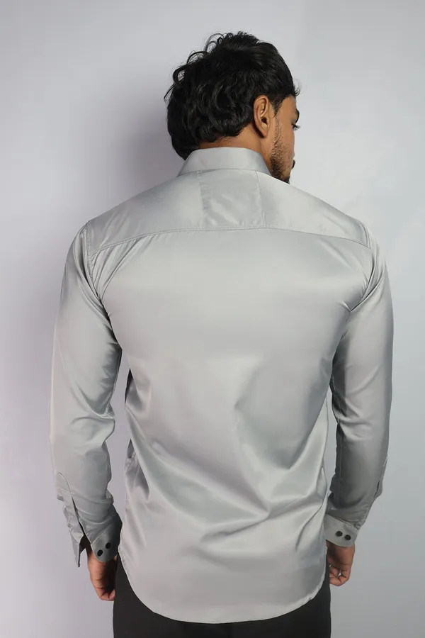 Light_Grey_Slim_Fit_Premium_Casual_Shirt_For_Men