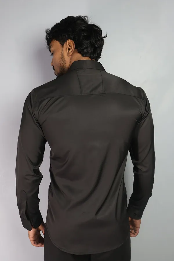 Black_Slim_Fit_Premium_Casual_Shirt_For_Men