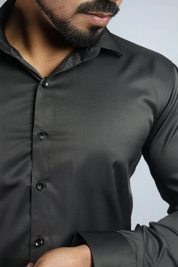 Black_Slim_Fit_Premium_Casual_Shirt_For_Men