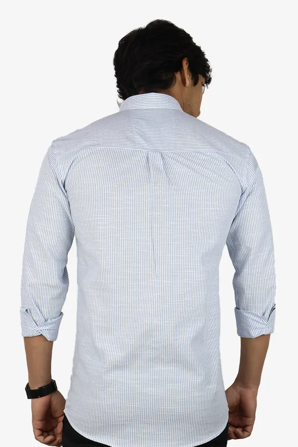 Blue_Slim_Fit_Premium_Casual_Shirt_For_Men