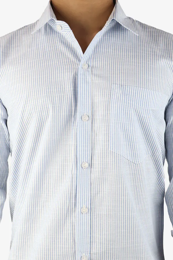 Blue_Slim_Fit_Premium_Casual_Shirt_For_Men
