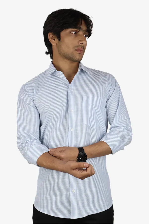 Blue_Slim_Fit_Premium_Casual_Shirt_For_Men