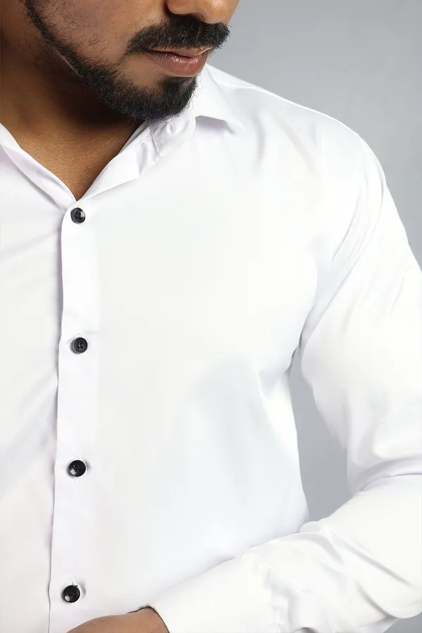 White_Slim_Fit_Premium_Casual_Shirt_For_Men
