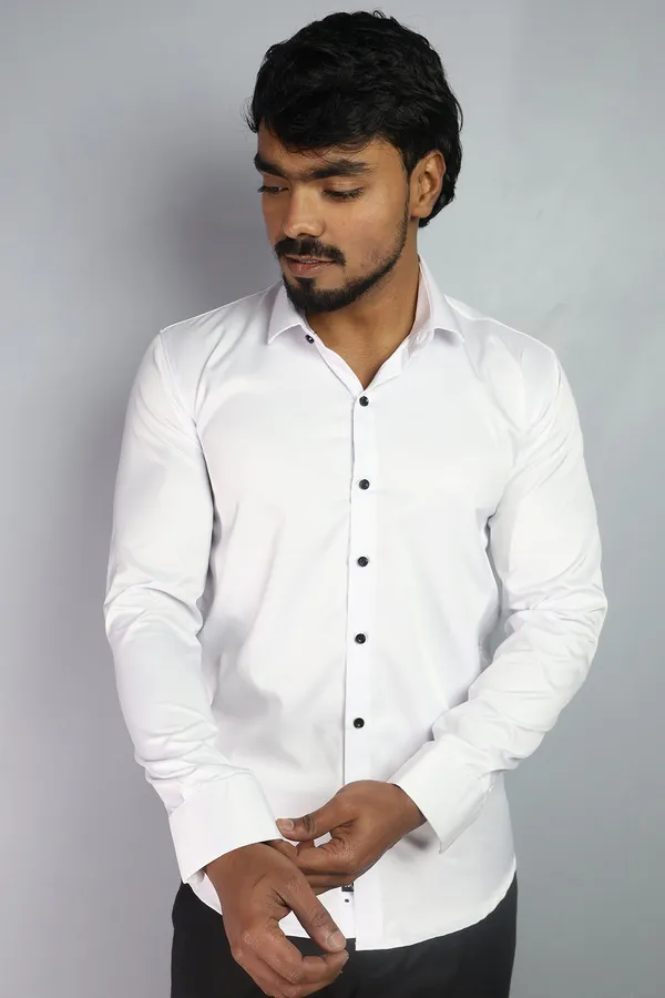 White_Slim_Fit_Premium_Casual_Shirt_For_Men