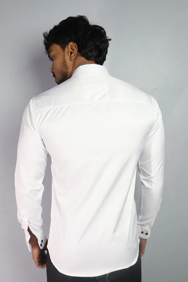 White_Slim_Fit_Premium_Casual_Shirt_For_Men
