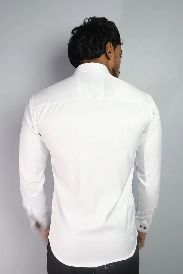 White_Slim_Fit_Premium_Casual_Shirt_For_Men
