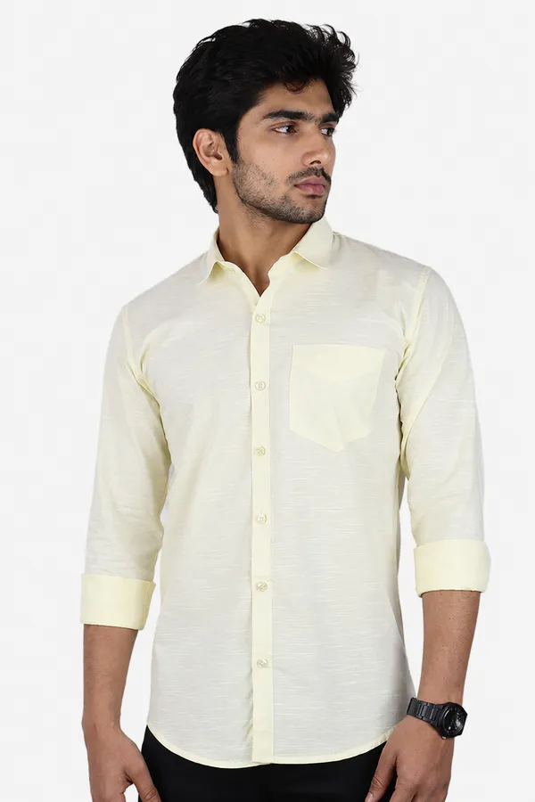 Lemon_Cotton_Blend_Slim_Fit_Casual_Shirt_Solid_Linen_Full_Sleeve_For_Men