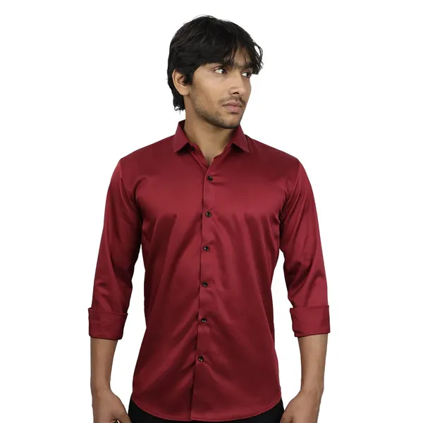 Dark_Green_Satin_Slim_Fit_Casual_Shirt_Solid_Silk_Full_Sleeve_For_Men