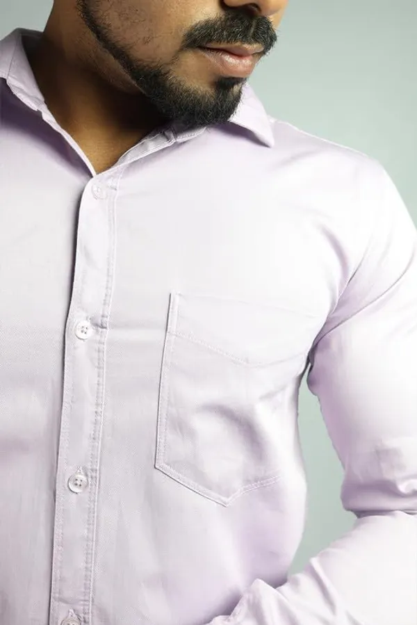 Light_Magenta_Pink_Cotton_Blend_Slim_Fit_Casual_Shirt_Solid_Twill_Full_Sleeve_For_Men