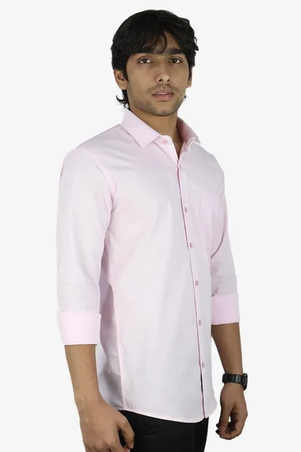 Pink_Cotton_Blend_Slim_Fit_Casual_Shirt_Solid_Linen_Full_Sleeve_For_Men