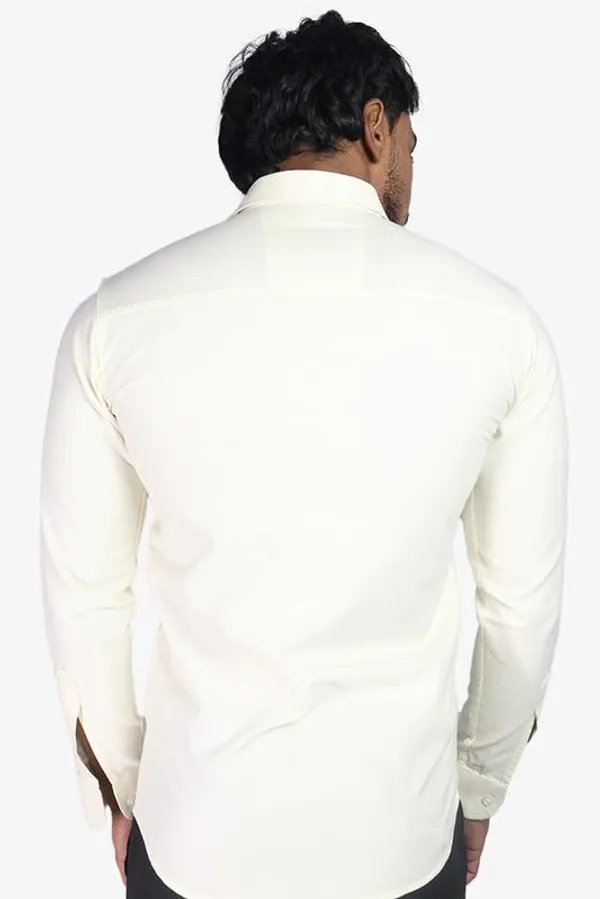 Yellow_Cotton_Blend_Slim_Fit_Casual_Shirt_Solid_Oxward_Full_Sleeve_For_Men