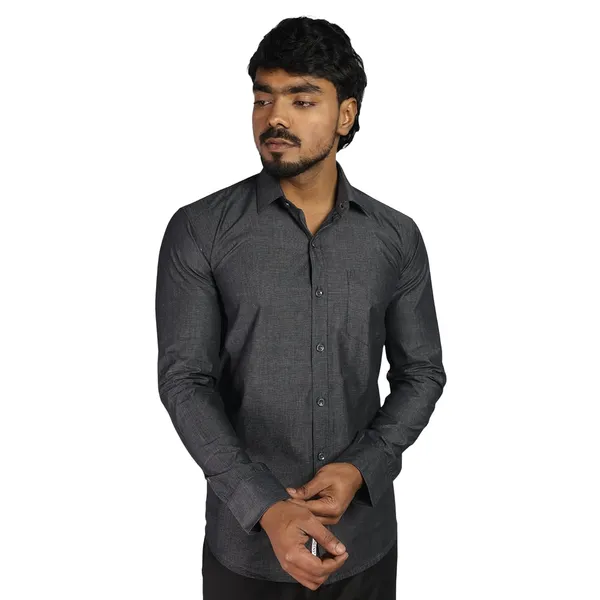 Dark_Grey_Cotton_Blend_Slim_Fit_Casual_Shirt_Solid_Filafil_Full_Sleeve_For_Men