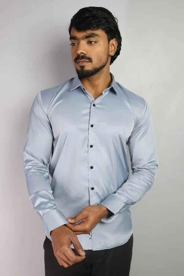 Sky_Blue_Satin_Slim_Fit_Casual_Shirt_Solid_Silk_Full_Sleeve_For_Men