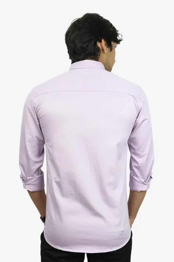 Lavender_Cotton_Blend_Slim_Fit_Casual_Shirt_Solid_Twill_Full_Sleeve_For_Men