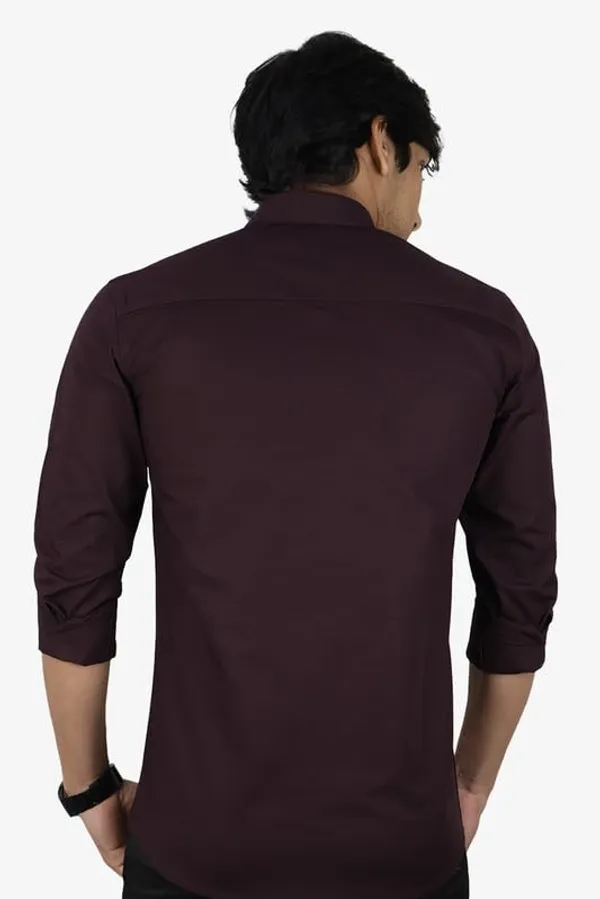 Wine_Cotton_Blend_Slim_Fit_Casual_Shirt_Solid_Linen_Full_Sleeve_For_Men