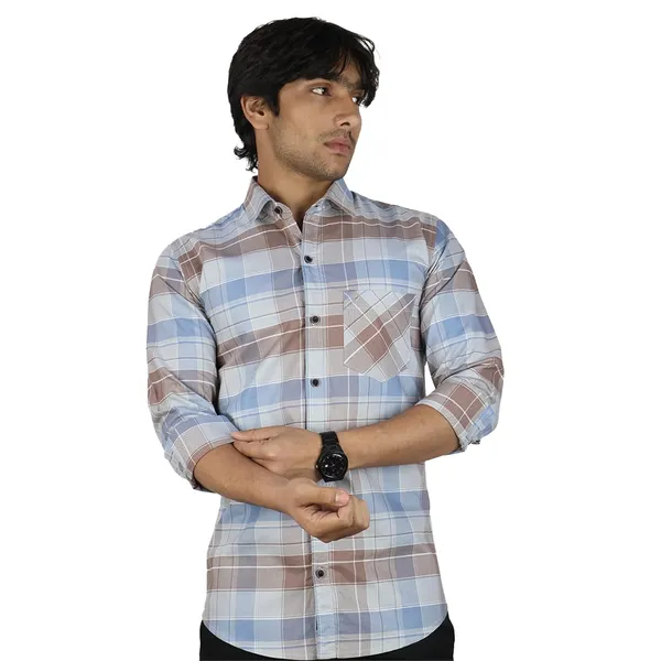 Grey_Blue_Cotton_Blend_Slim_Fit_Casual_Shirt_Checked_Oxward_Check_Full_Sleeve_For_Men