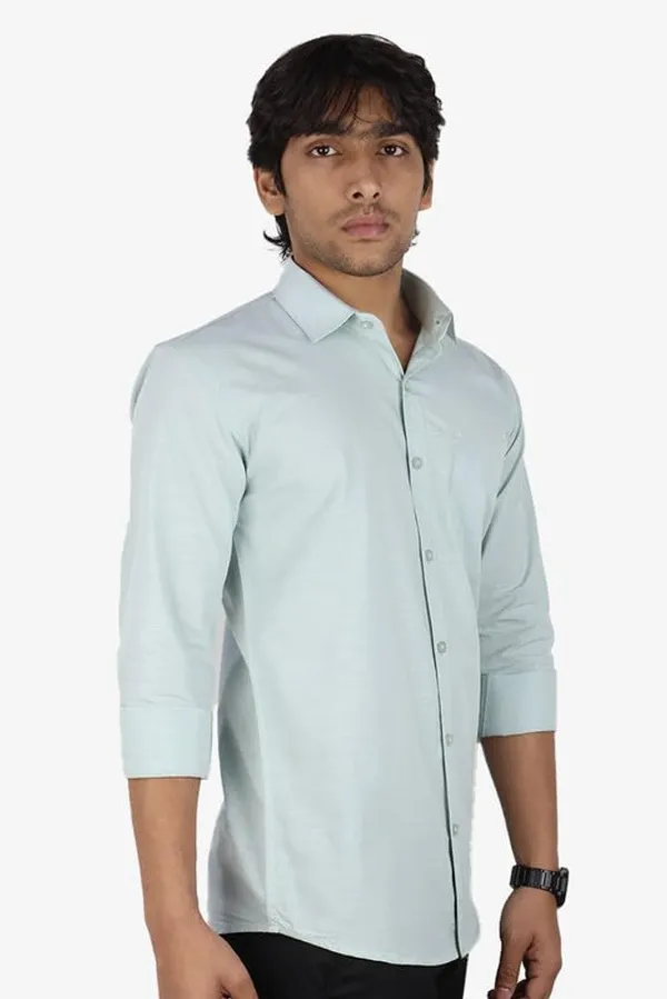 Seagreen_Cotton_Blend_Slim_Fit_Casual_Shirt_Solid_Linen_Full_Sleeve_For_Men