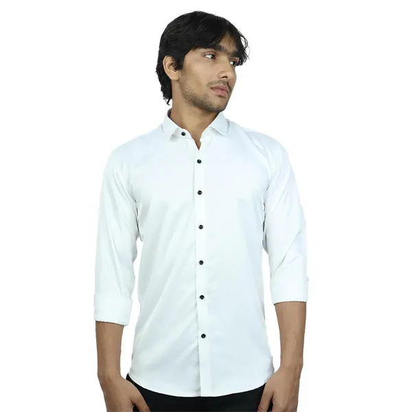 White_Satin_Men_S_Slim_Fit_Casual_Shirt_Solid_Silk_Full_Sleeve_For_Men