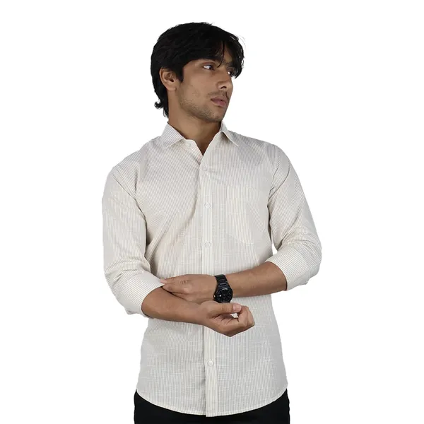 Cream_Cotton_Blend_Slim_Fit_Casual_Shirt_Checked_Linen_Lining_Full_Sleeve_For_Men