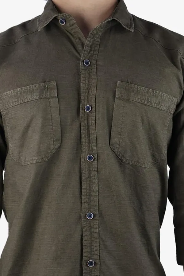 Dark_Brown_Cotton_Blend_Slim_Fit_Casual_Shirt_Solid_Silk_Full_Sleeve_For_Men