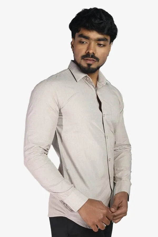 Khaki_Cotton_Blend_Slim_Fit_Casual_Shirt_Solid_Filafil_Full_Sleeve_For_Men