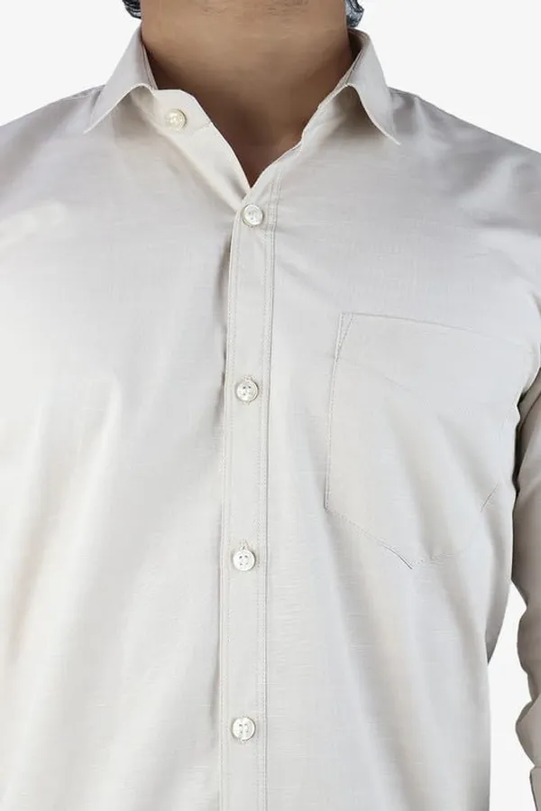 Cream_Cotton_Blend_Slim_Fit_Casual_Shirt_Solid_Linen_Full_Sleeve_For_Men