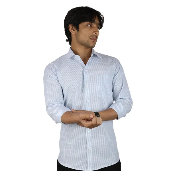 Blue_Cotton_Blend_Slim_Fit_Casual_Shirt_Checked_Linen_Lining_Full_Sleeve_For_Men