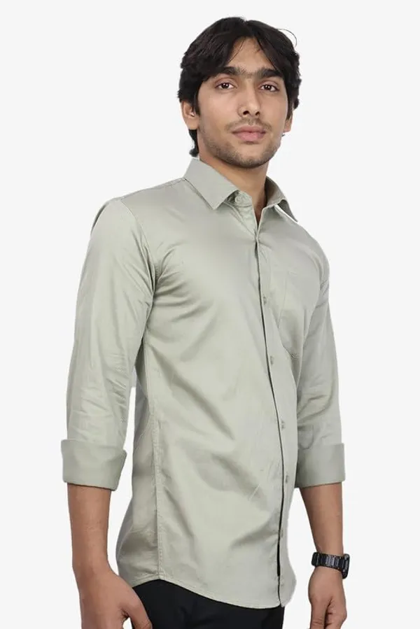 Pista_Cotton_Blend_Slim_Fit_Casual_Shirt_Solid_Twill_Full_Sleeve_For_Men