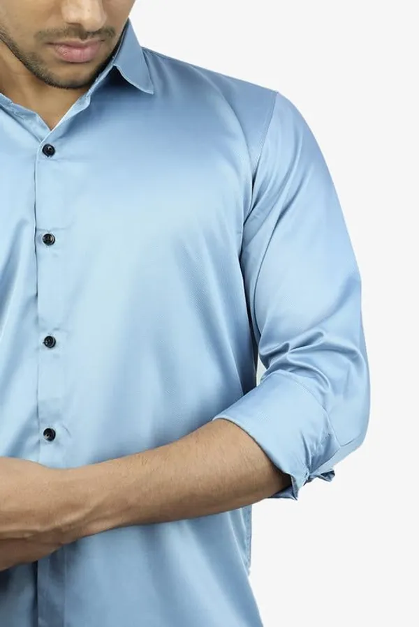 Sky_Blue_Satin_Slim_Fit_Casual_Shirt_Solid_Silk_Full_Sleeve_For_Men
