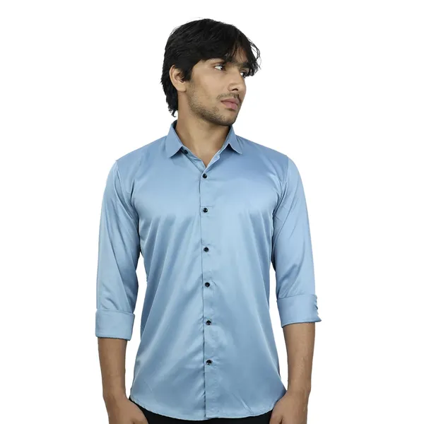 Sky_Blue_Satin_Slim_Fit_Casual_Shirt_Solid_Silk_Full_Sleeve_For_Men