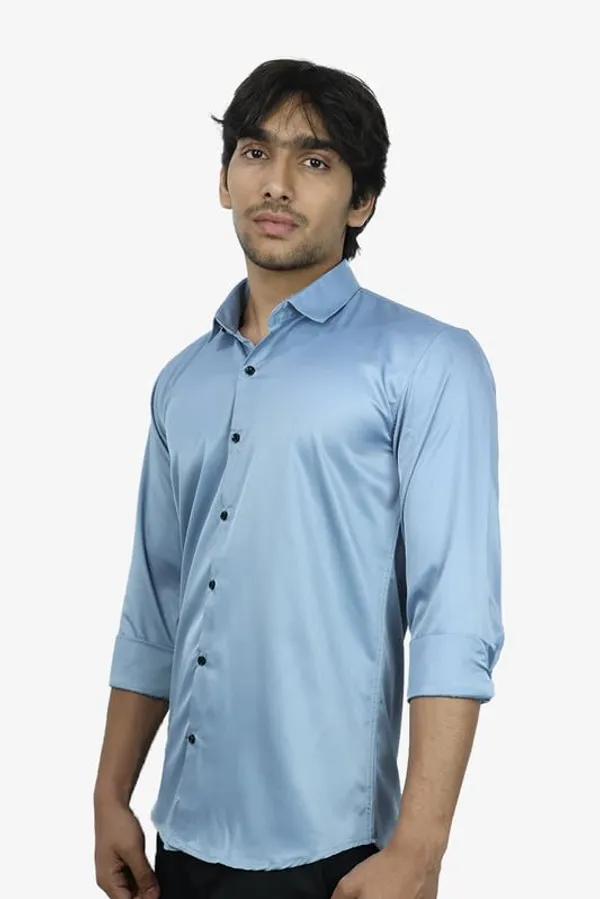 Sky_Blue_Satin_Slim_Fit_Casual_Shirt_Solid_Silk_Full_Sleeve_For_Men