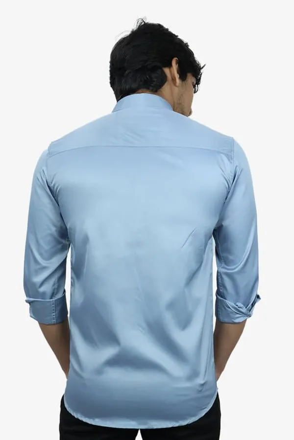 Sky_Blue_Satin_Slim_Fit_Casual_Shirt_Solid_Silk_Full_Sleeve_For_Men