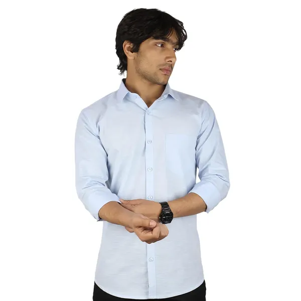 Skyblue_Cotton_Blend_Slim_Fit_Casual_Shirt_Solid_Linen_Full_Sleeve_For_Men