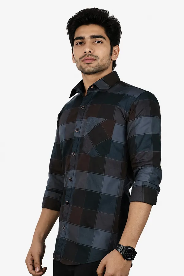 Brown_Slim_Fit_Premium_Casual_Shirt_For_Men
