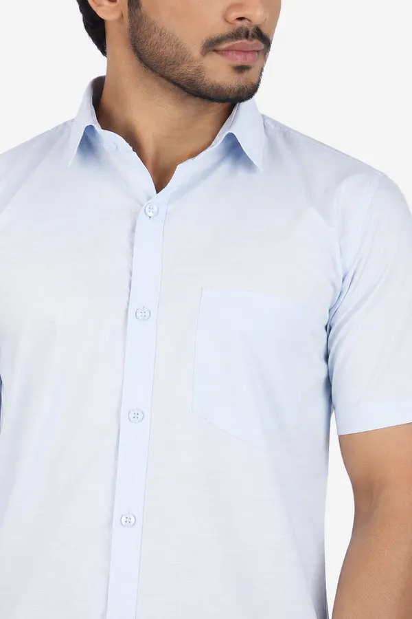 LINPH_BLUE_|_SLIM_FIT_PREMIUM_POLO_NECK_CASUAL_SHIRT_|_ORIGENS